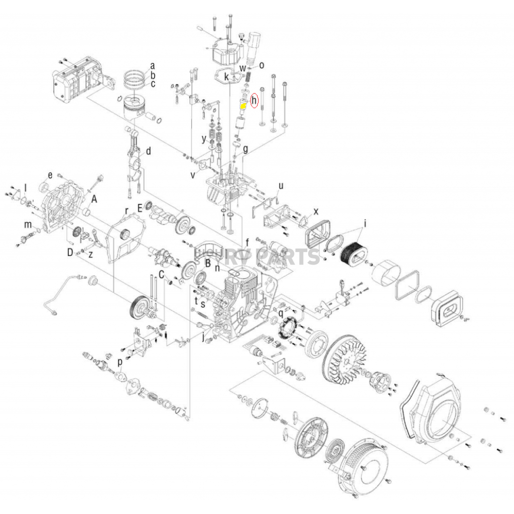 Kipor Power Solutions Fuel Injector KM186FA13000